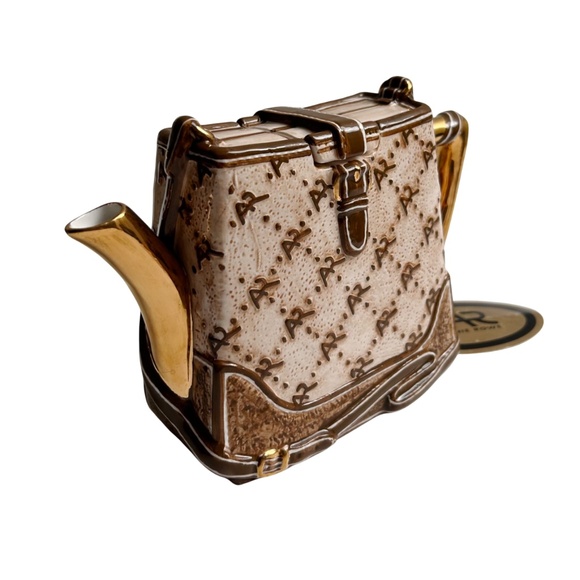 NWT Annie Rowe The Village Western House Collectible Purse Teapot - Picture 2 of 12